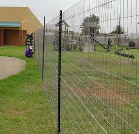 Safety and Security for the school Construction of new fence