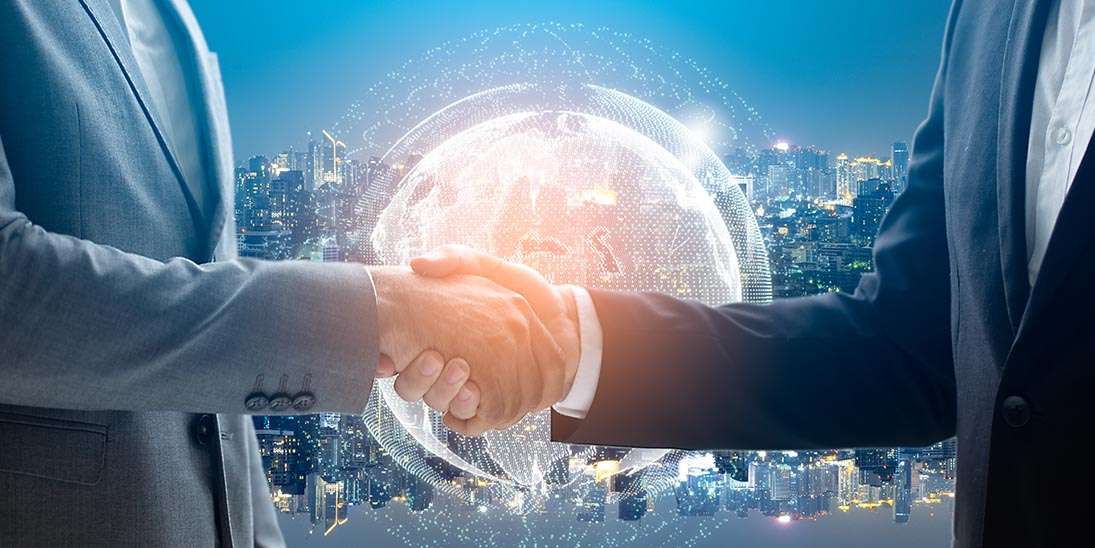 Deal Management Deal Management shaking hands