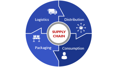 Supply Chain Management Embrace ERP Supply Chain Management Cycle Graph